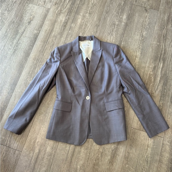 CALVIN KLEIN gray blazer ✨ - Picture 12 of 13